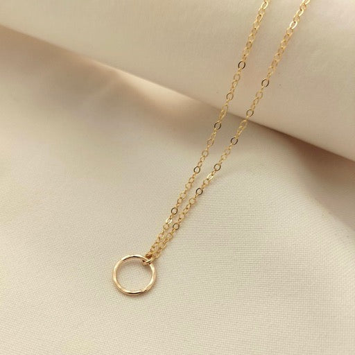 Gold Circle pendant