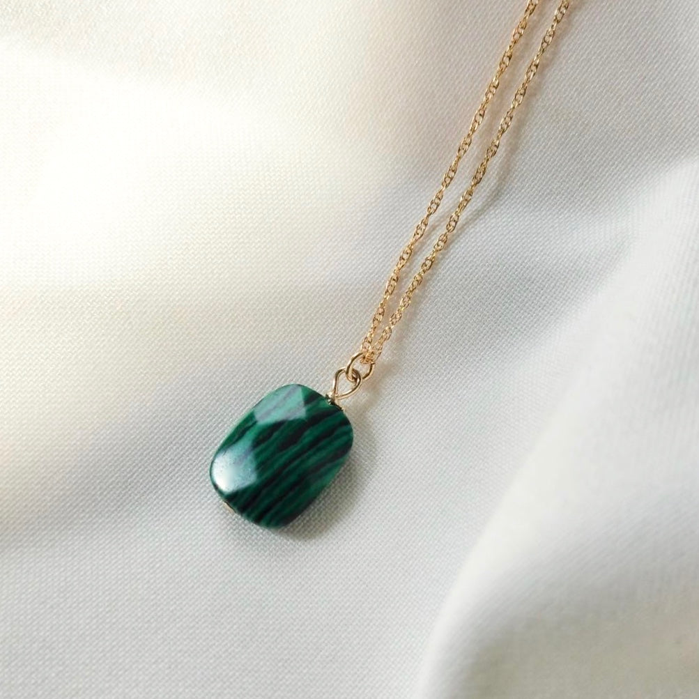 Malachite necklace