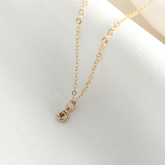 Gold Love Knot necklace