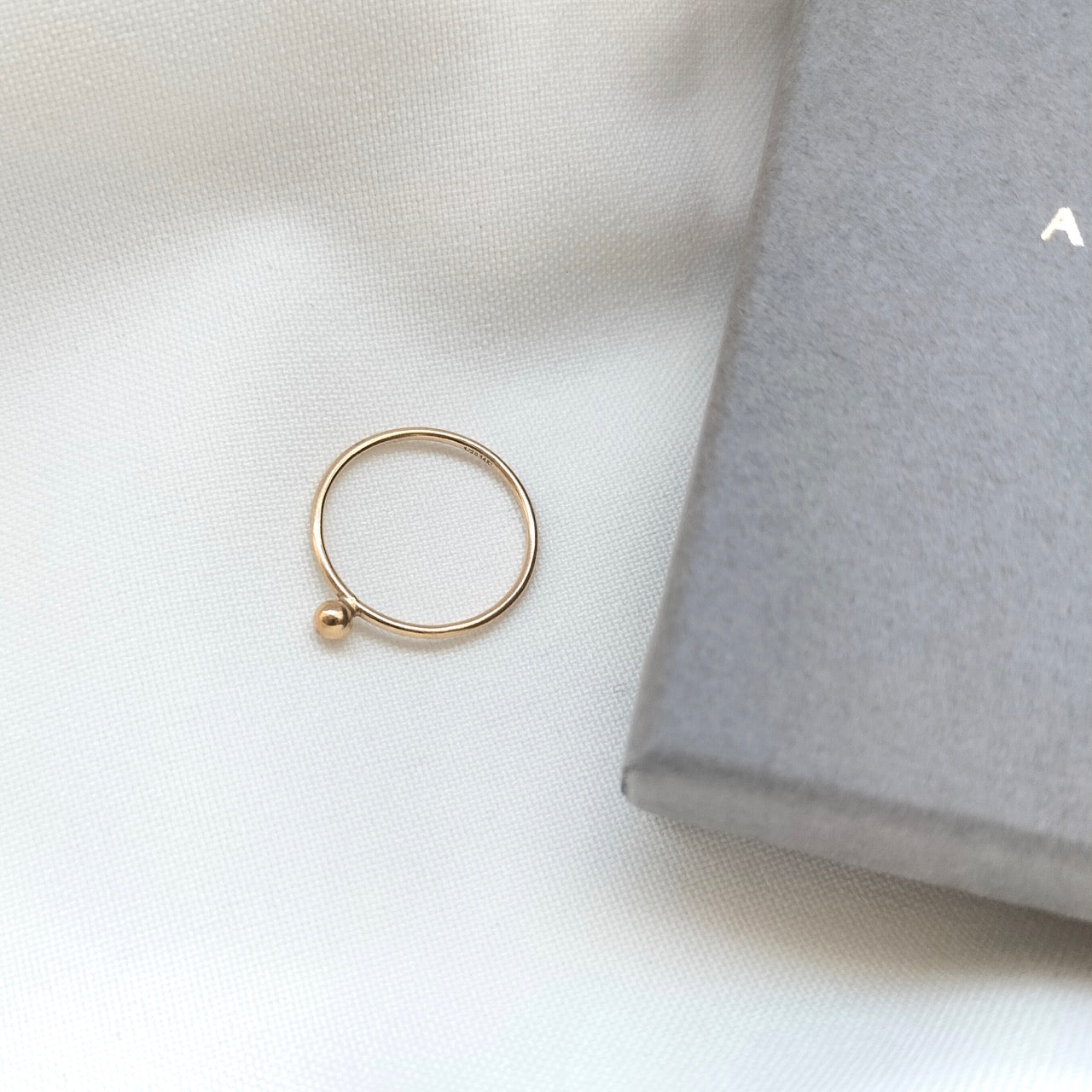 Gold Dot Stacking Ring