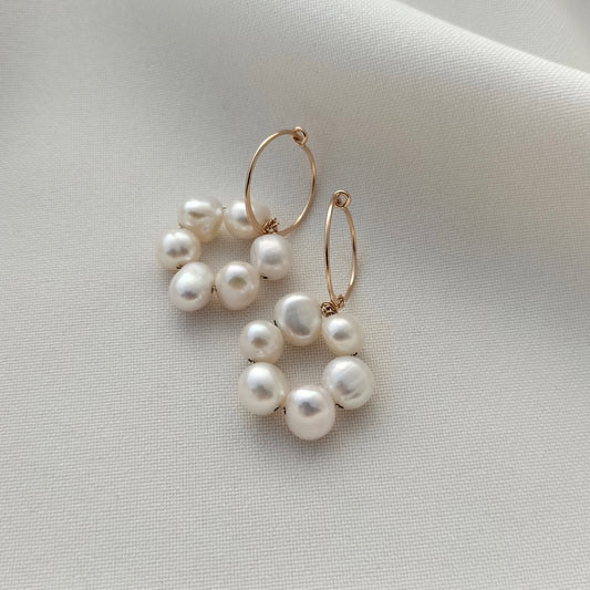 Bold Pearl earrings