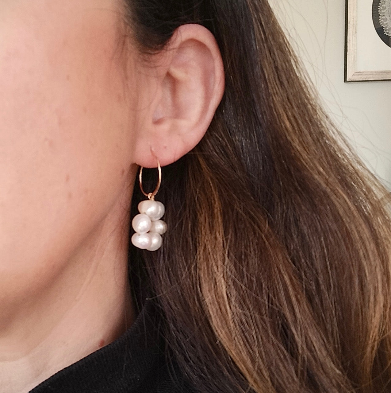 Bold Pearl earrings