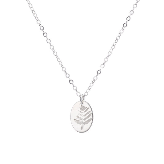 Silver Fern necklace
