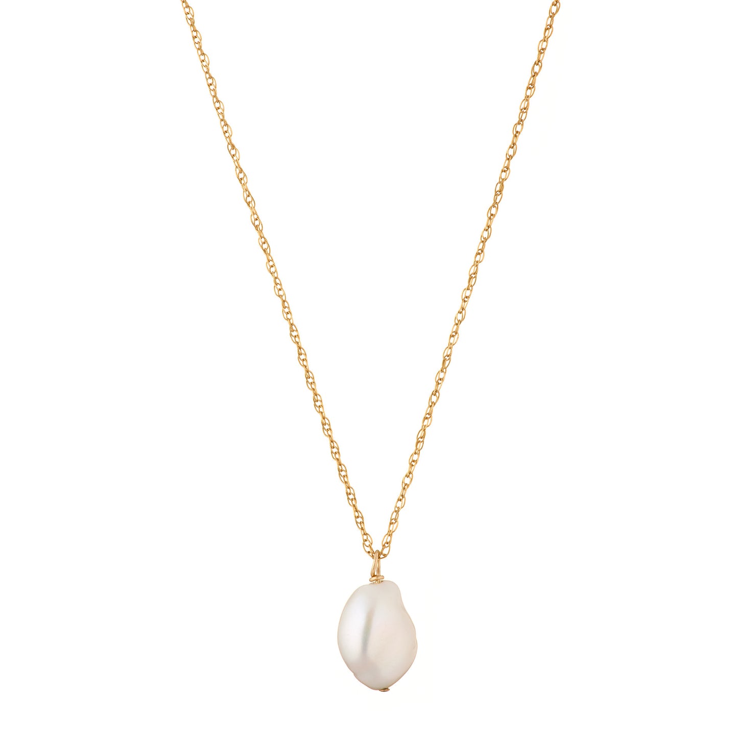 Gold Filled Long Pearl necklace