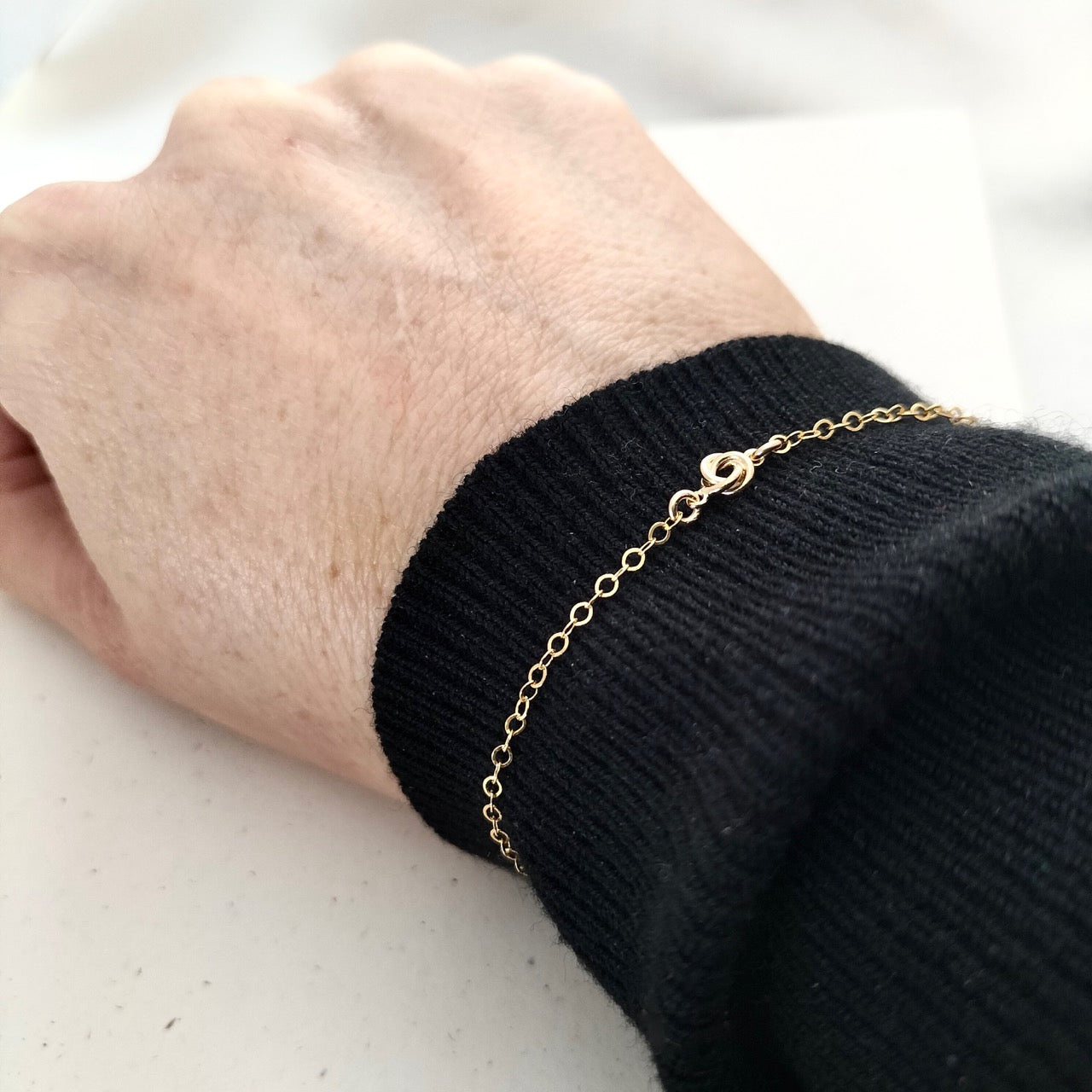 Gold Love Knot bracelet
