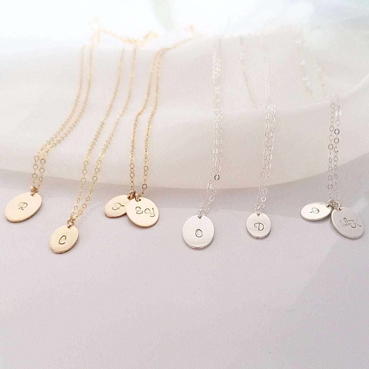 Oval Personalised necklaces