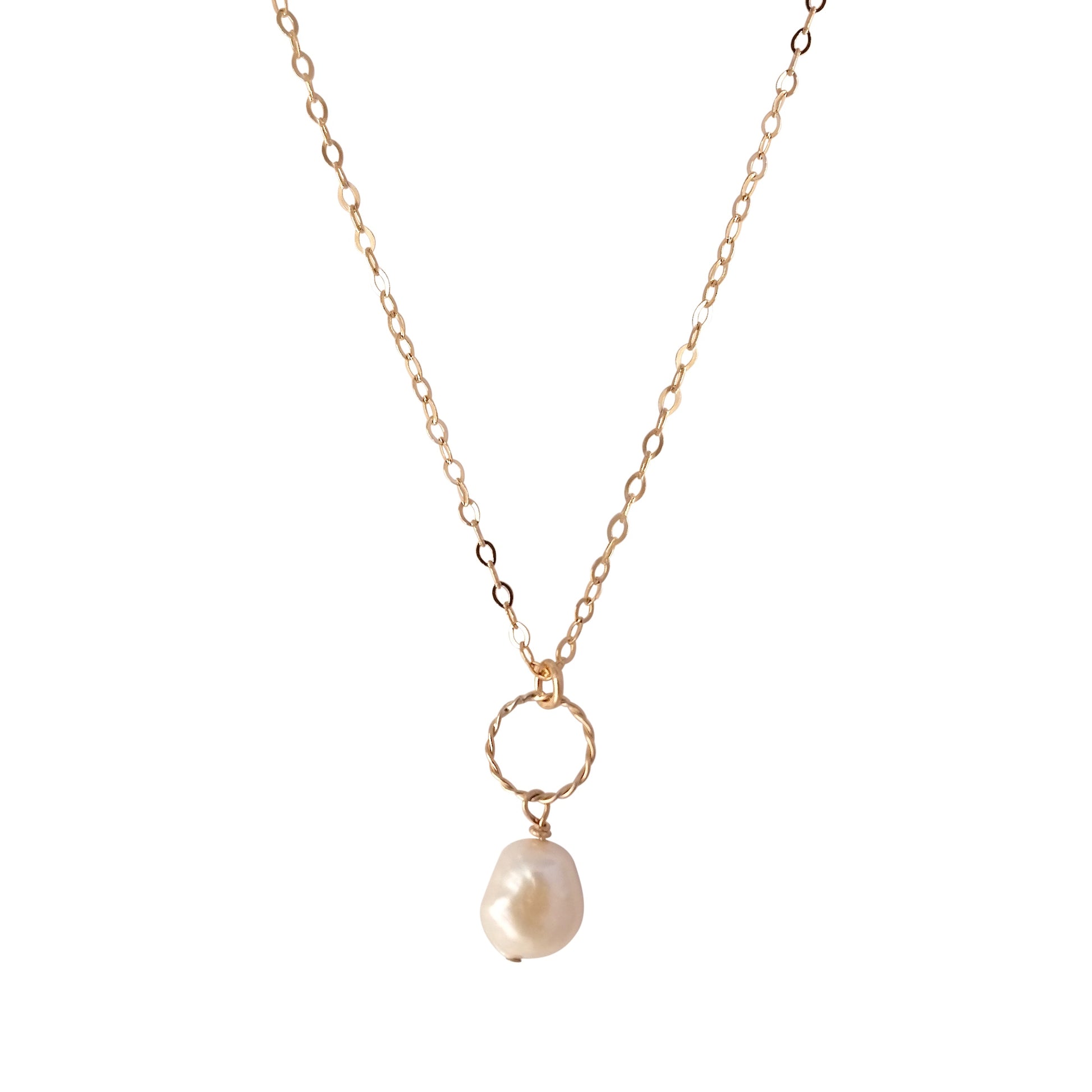 Keshi Pearl Drop necklace