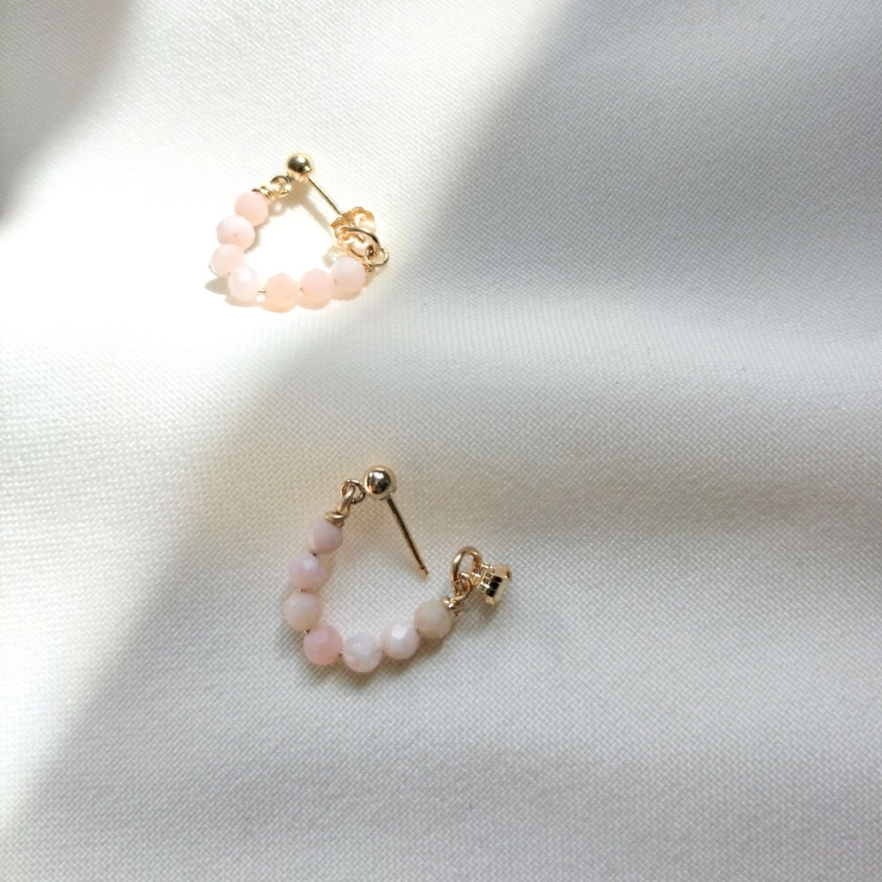 October birthstone earrings - Opal